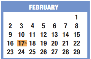 District School Academic Calendar for Lamar Elementary for February 2020