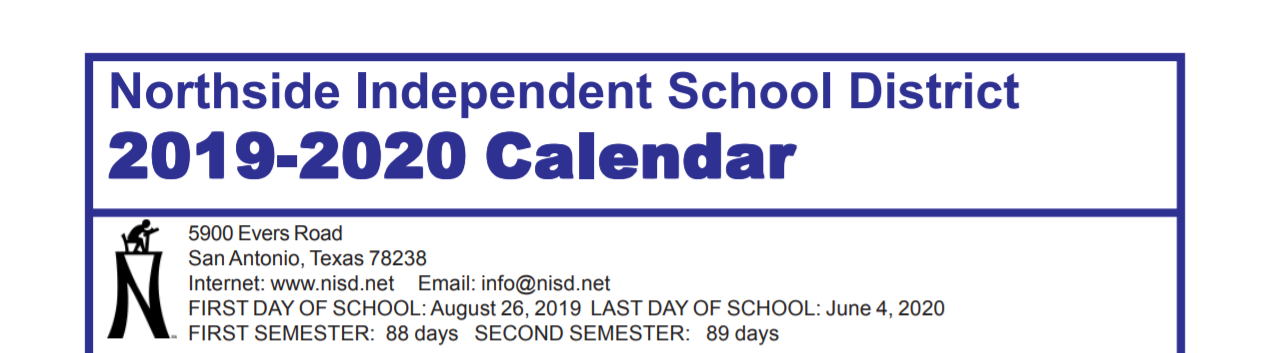 District School Academic Calendar for Esparza Elementary School