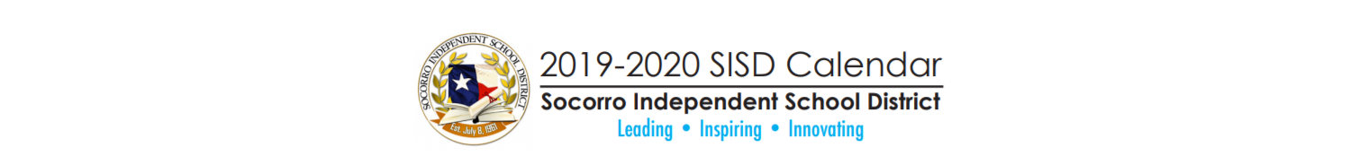 District School Academic Calendar for Socorro Middle