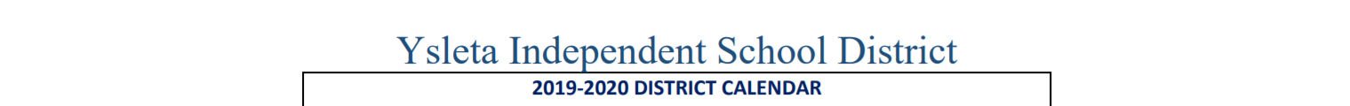 District School Academic Calendar for North Loop Elementary