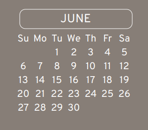 District School Academic Calendar for Calvert Elementary for June 2021