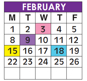 District School Academic Calendar for Falcon Cove Middle School for February 2021