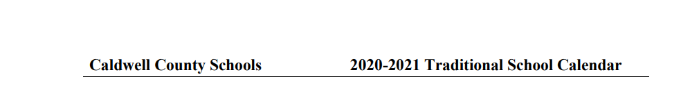 District School Academic Calendar for Gamewell Elementary