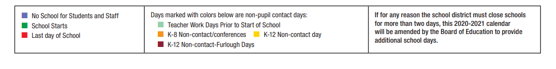 District School Academic Calendar Key for Liberty Middle School