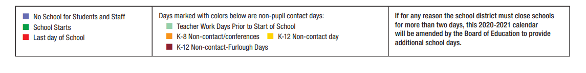 District School Academic Calendar Key for Thunder Ridge Middle School