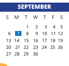 District School Academic Calendar for Jowell Elementary School for September 2020