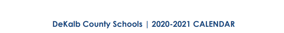 District School Academic Calendar for Mcnair High School
