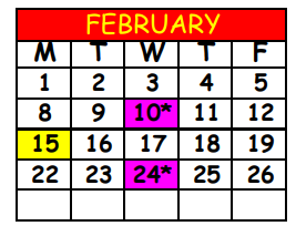 District School Academic Calendar for Andrew A. Robinson Elementary School for February 2021
