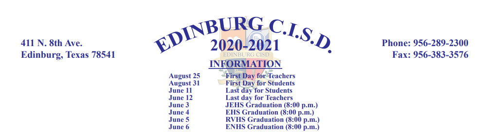 District School Academic Calendar for J J A E P