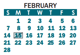 District School Academic Calendar for Brookside Elementary for February 2021