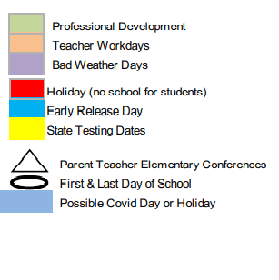 District School Academic Calendar Legend for Graham Learning Ctr