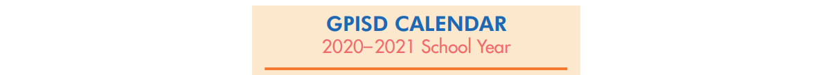 District School Academic Calendar for Lamar Alternative Education Program