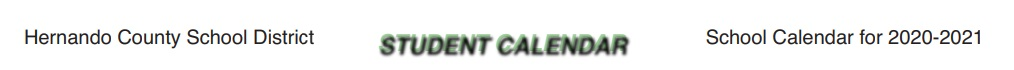 District School Academic Calendar for Suncoast Elementary School