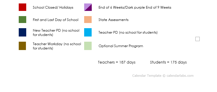 District School Academic Calendar Key for N A Howry Middle