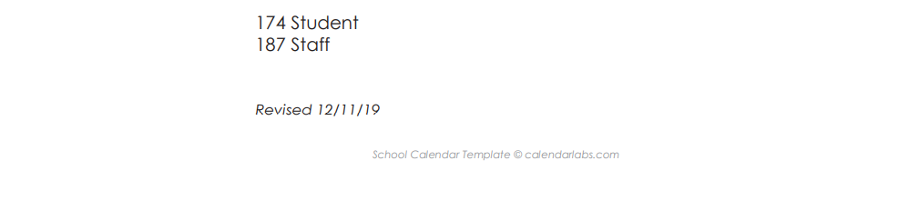 District School Academic Calendar Key for Irons Middle School