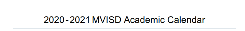 District School Academic Calendar for Medina Valley H S