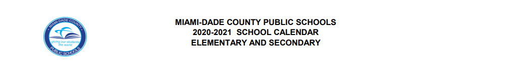 District School Academic Calendar for Hialeah Elementary School