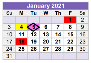Midland Freshman High School School District Instructional Calendar Midland Isd 2020 2021