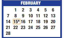 District School Academic Calendar for Lone Star Elementary for February 2021