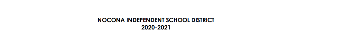 District School Academic Calendar for Nocona Middle