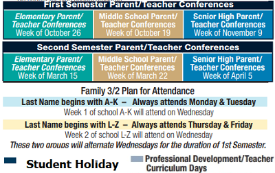 District School Academic Calendar Legend for Mount View Elementary School