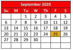 District School Academic Calendar for Ynes B Escobar El for September 2020