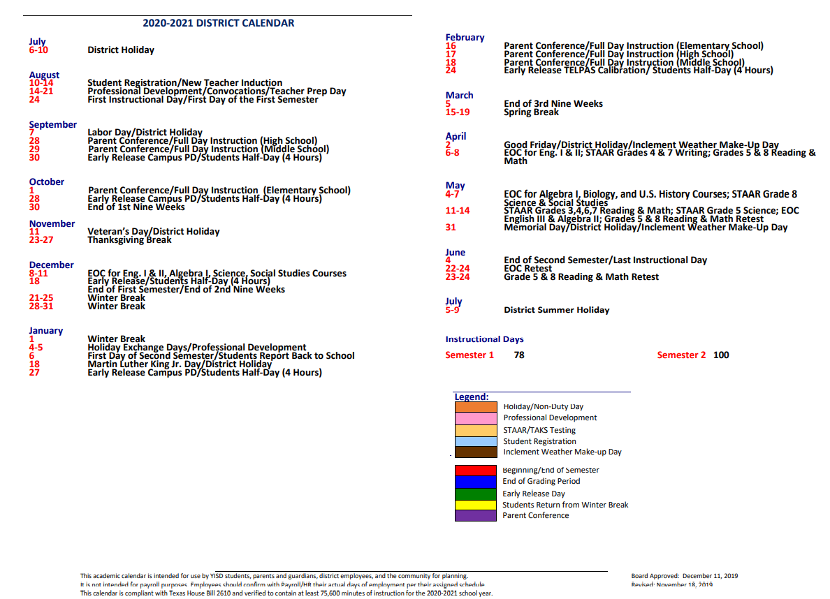 District School Academic Calendar Key for Cesar Chavez Middle School Jjaep