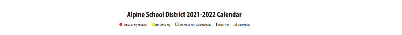 District School Academic Calendar for At Risk-summit Jr High