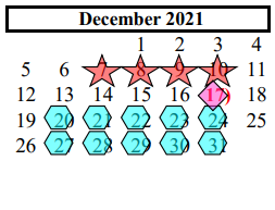 District School Academic Calendar for Fairview Junior High for December 2021