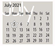 District School Academic Calendar for Anderson-shiro Elementary for July 2021