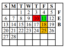 District School Academic Calendar for San Andres Elem for February 2022