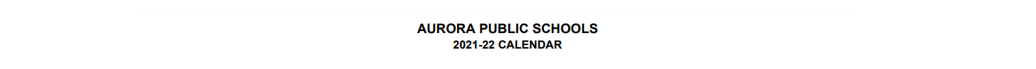 District School Academic Calendar for West Middle School