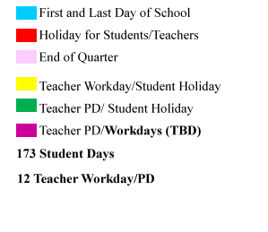 District School Academic Calendar Legend for Daphne Middle School