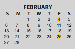 District School Academic Calendar for Homer Dr Elementary for February 2022