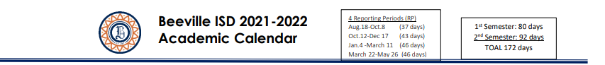 District School Academic Calendar for Madderra-flournoy El