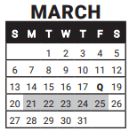 District School Academic Calendar for Louisville Middle School for March 2022