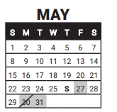 District School Academic Calendar for Arapahoe Ridge High School for May 2022