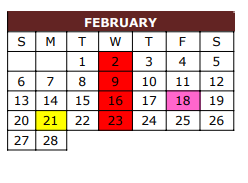 District School Academic Calendar for Bowie Elementary for February 2022