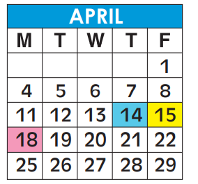 District School Academic Calendar for Marjory Stoneman Douglas High School for April 2022