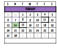 District School Academic Calendar for Buffalo Elementary for February 2022
