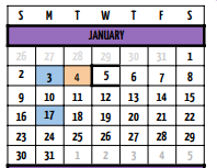 District School Academic Calendar for Buffalo H S for January 2022