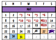 District School Academic Calendar for Buffalo H S for May 2022
