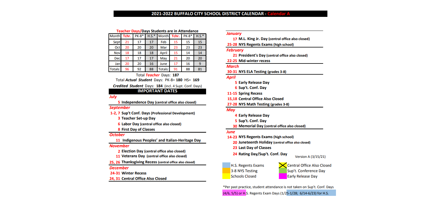District School Academic Calendar Key for Herman Badillo Community School
