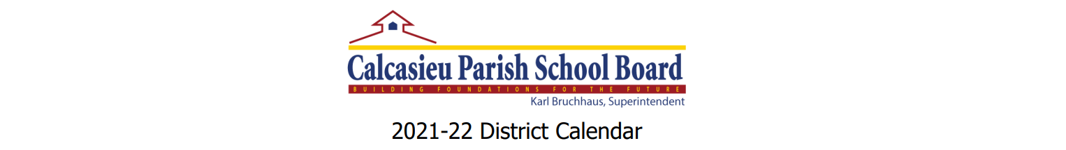District School Academic Calendar for Pearl Watson Elementary School