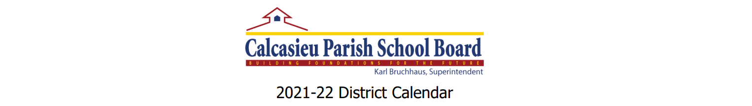 District School Academic Calendar for Gillis Elementary School