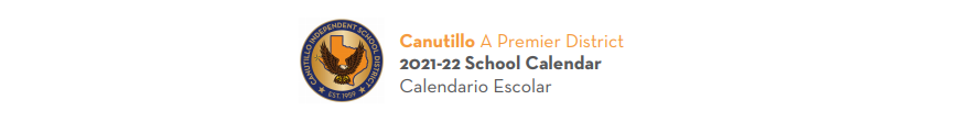 District School Academic Calendar for Canutillo Elementary School