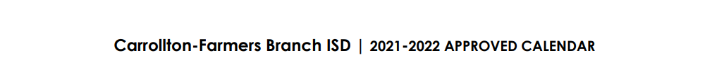 District School Academic Calendar for Rosemeade Elementary