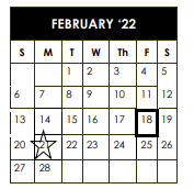 District School Academic Calendar for Centerville Elementary for February 2022