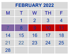 District School Academic Calendar for Schochler Primary for February 2022