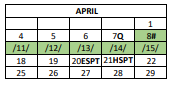 District School Academic Calendar for Clinton Elementary School for April 2022